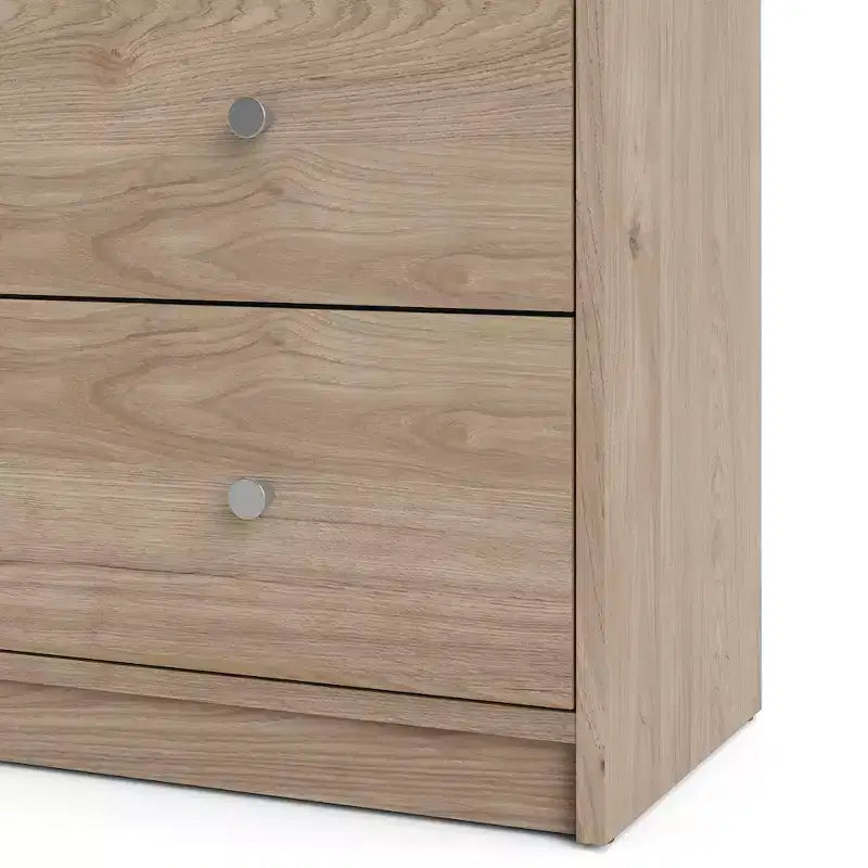 Cassettiera doppia Tvilum Portland a 6 cassetti, Jackson Hickory