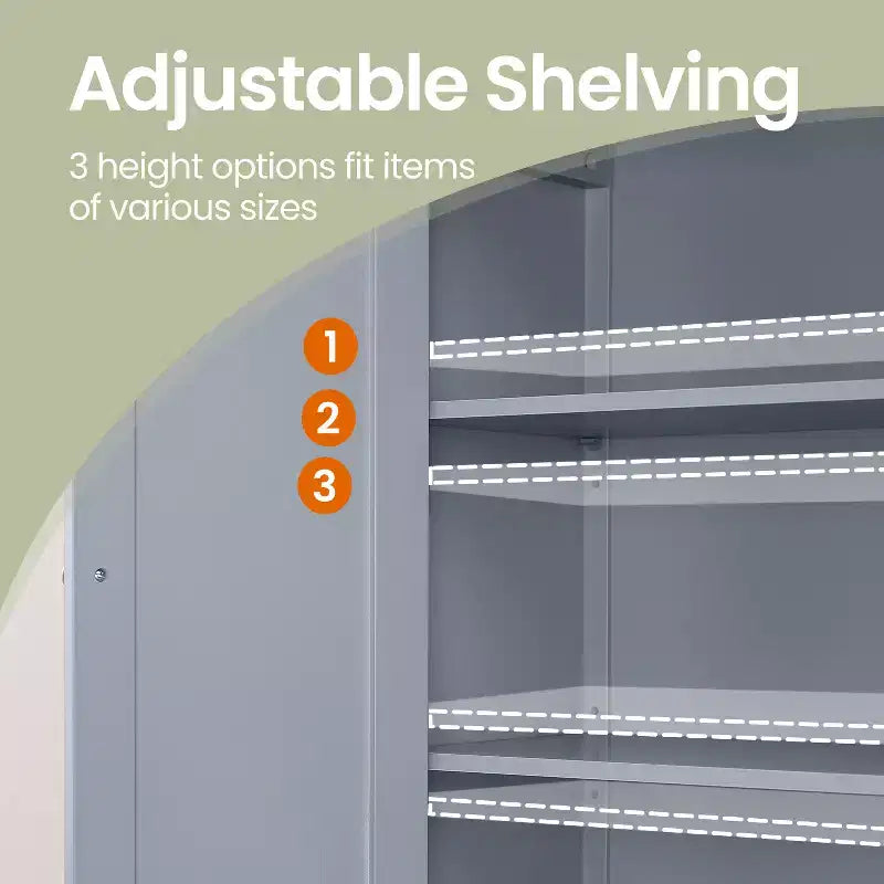 Mobiletto da bagno autoportante grigio ardesia - 30 x 60 x 80 cm, con 2 ripiani regolabili per un ampio spazio contenitivo in bagno