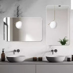Specchio da bagno: a parete, antiappannamento, impermeabile