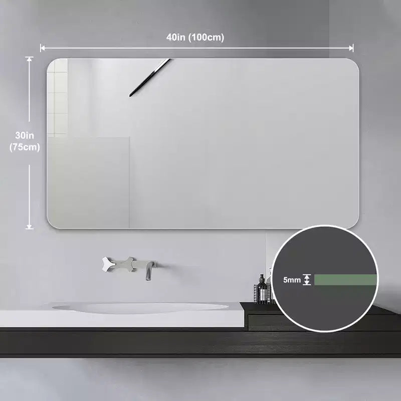 Specchio da bagno: a parete, antiappannamento, impermeabile
