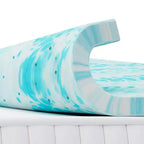 Materasso in Memory Foam Blu da 2 pollici King Size per un Comfort Ottimale – Soluzione Premium per il Sonno