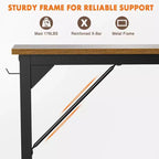 Scrivania da 76 cm per Computer da Gioco con Contenitore, Tavolo PC Moderno Stile Semplice per Ufficio a Casa per Ragazzi Studenti Adulti