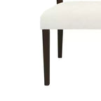 Christopher Knight Home Hassan sedie da pranzo imbottite in legno di gomma con cinghie in rattan (set da 2)