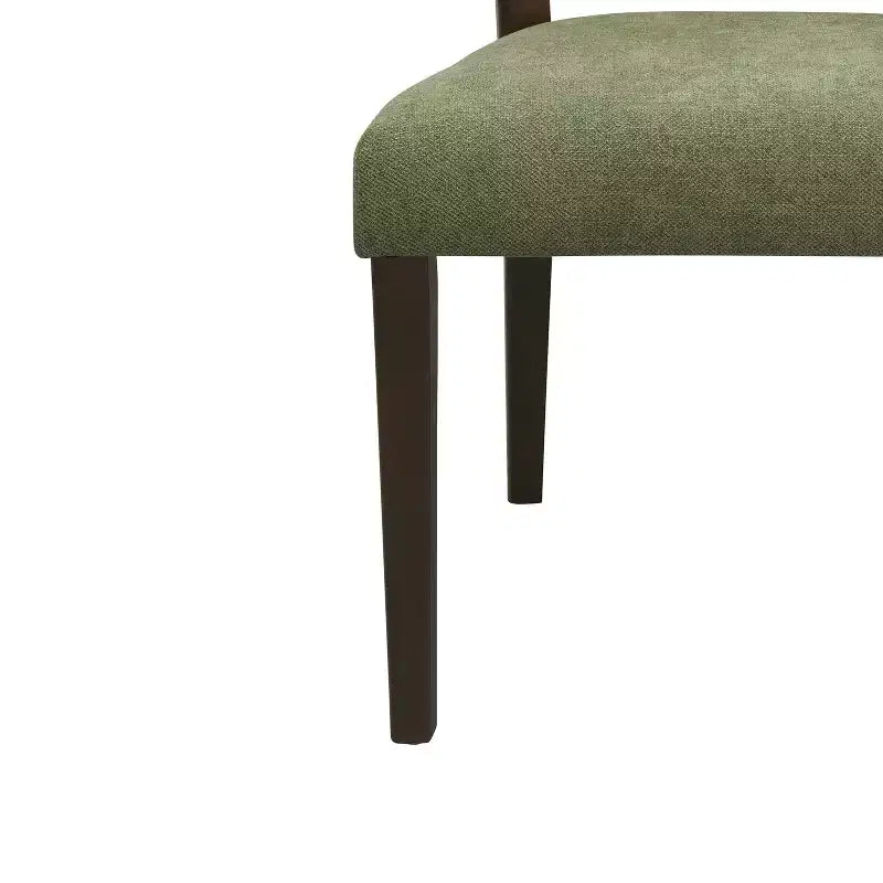 Christopher Knight Home Hassan sedie da pranzo imbottite in legno di gomma con cinghie in rattan (set da 2)