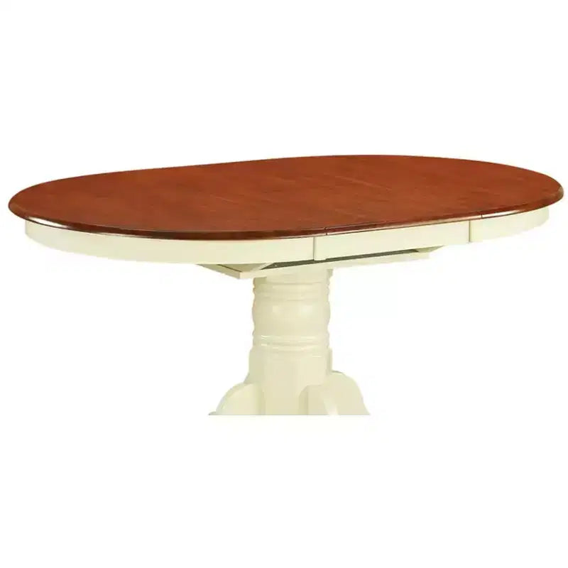 HomeStock Tavolo ovale con prolunga "a farfalla" da 45 cm