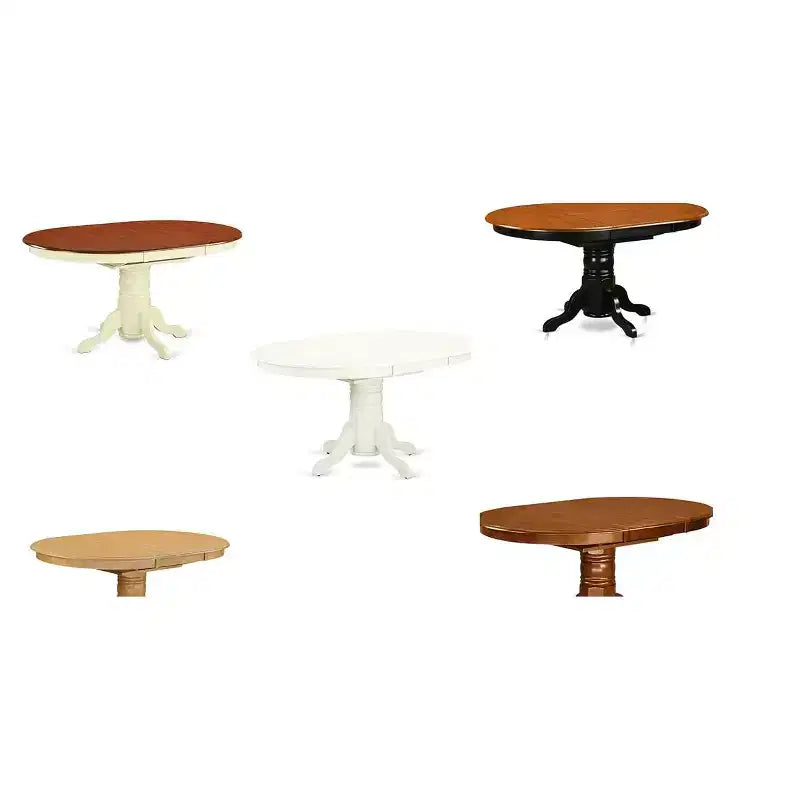 HomeStock Tavolo ovale con prolunga "a farfalla" da 45 cm