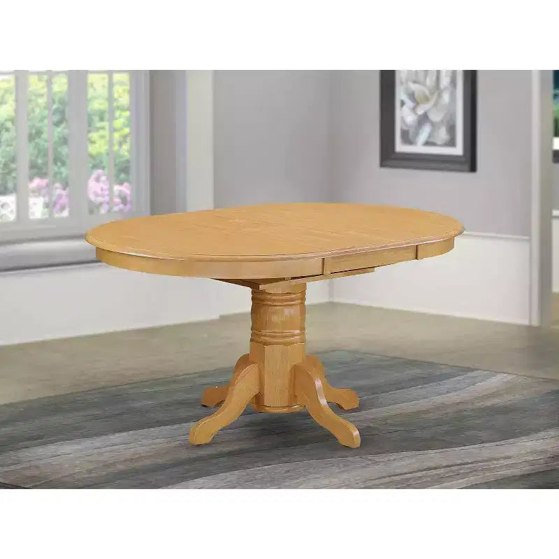 HomeStock Tavolo ovale con prolunga "a farfalla" da 45 cm