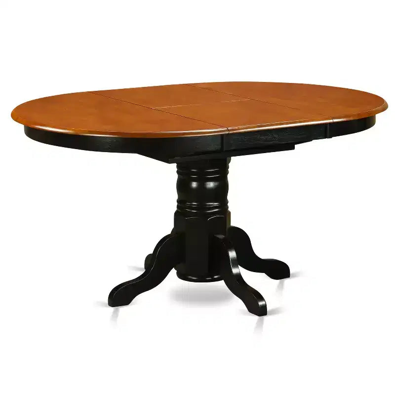 HomeStock Tavolo ovale con prolunga "a farfalla" da 45 cm