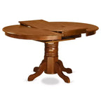 HomeStock Tavolo ovale con prolunga "a farfalla" da 45 cm