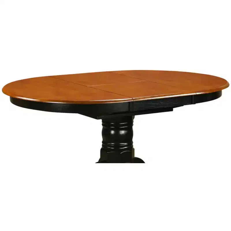 HomeStock Tavolo ovale con prolunga "a farfalla" da 45 cm