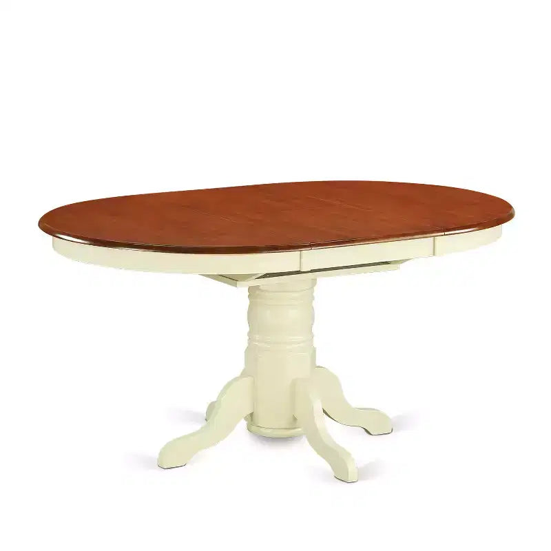 HomeStock Tavolo ovale con prolunga "a farfalla" da 45 cm