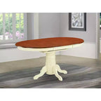 HomeStock Tavolo ovale con prolunga "a farfalla" da 45 cm