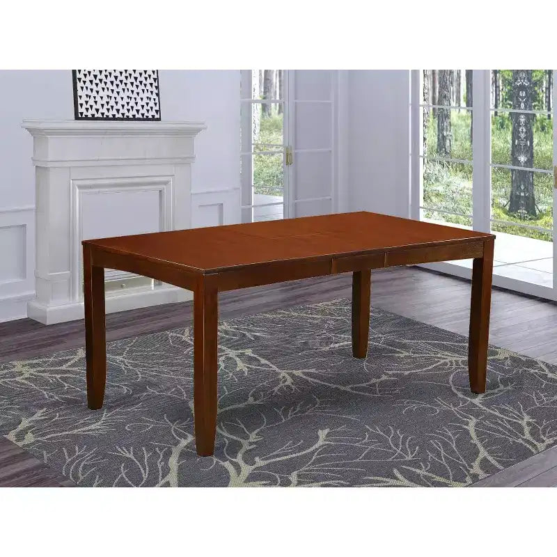 HomeStock Tavolo da pranzo rettangolare 36x66 con prolunga a farfalla