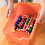 ECR4Kids Organizzatore Portaoggetti Mobile e Contenitori in Plastica Rimovibili, Mobili per Bambini