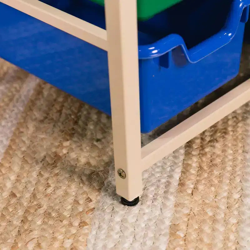 ECR4Kids Organizzatore Portaoggetti Mobile e Contenitori in Plastica Rimovibili, Mobili per Bambini