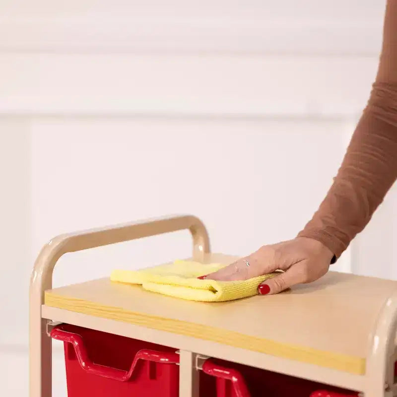 ECR4Kids Organizzatore Portaoggetti Mobile e Contenitori in Plastica Rimovibili, Mobili per Bambini