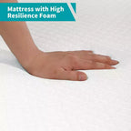 Mjkone Divano Letto Estraibile Queen Size, Divano Letto Convertibile 2-in-1 con Materasso in Memory Foam
