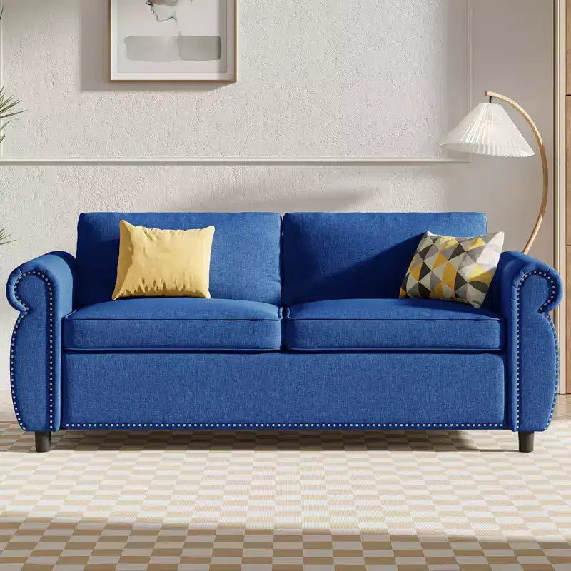 Mjkone Divano Letto Estraibile Queen Size, Divano Letto Convertibile 2-in-1 con Materasso in Memory Foam