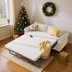 Mjkone Divano Letto Estraibile Queen Size, Divano Letto Convertibile 2-in-1 con Materasso in Memory Foam