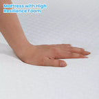 Mjkone Divano Letto Estraibile Queen Size, Divano Letto Convertibile 2-in-1 con Materasso in Memory Foam