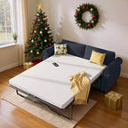 Mjkone Divano Letto Estraibile Queen Size, Divano Letto Convertibile 2-in-1 con Materasso in Memory Foam