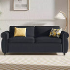 Mjkone Divano Letto Estraibile Queen Size, Divano Letto Convertibile 2-in-1 con Materasso in Memory Foam