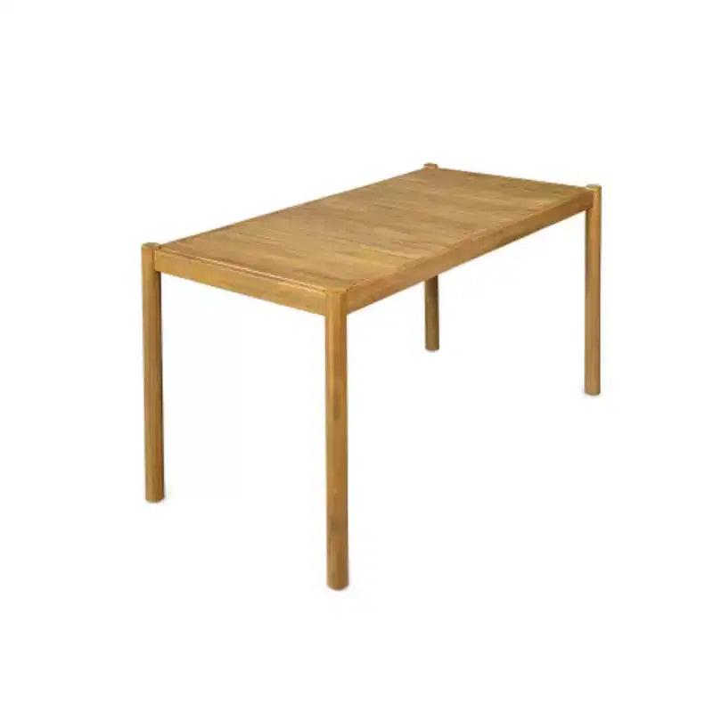 Tavolino da caffè semplice in legno: design minimalista per l'uso quotidiano