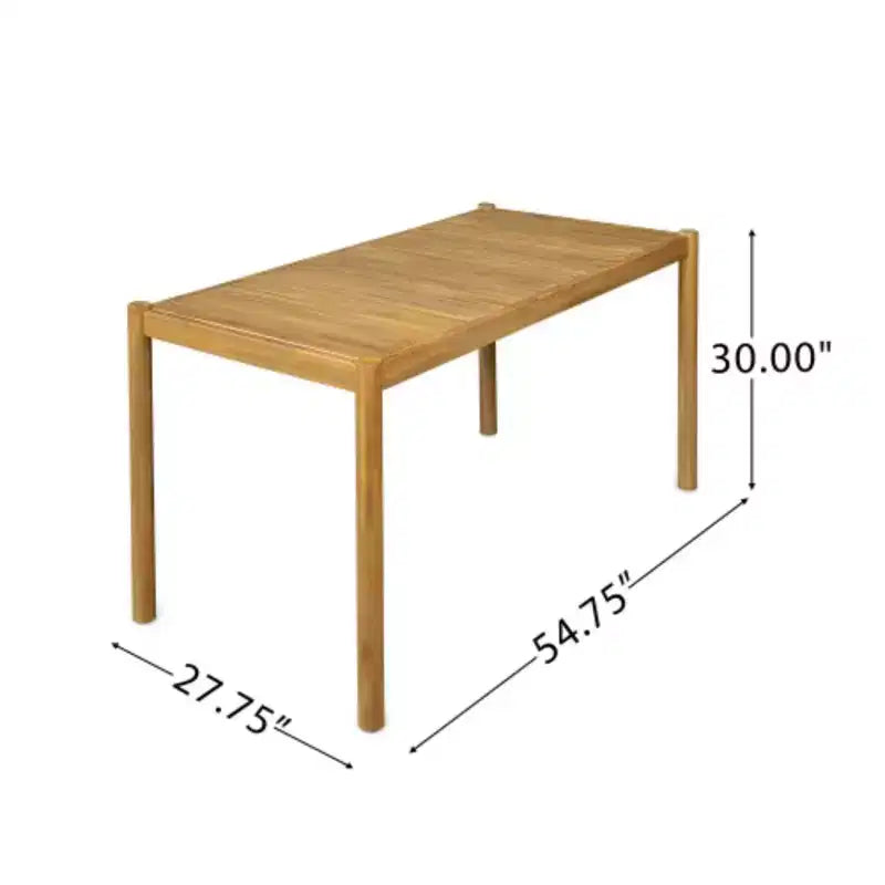 Tavolino da caffè semplice in legno: design minimalista per l'uso quotidiano