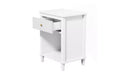 GDFStudio Cliff 26.77''H Wooden Nightstand with Drawer and Shelf