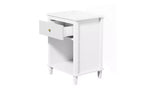 GDFStudio Cliff 26.77''H Wooden Nightstand with Drawer and Shelf