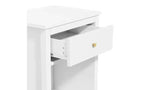 GDFStudio Cliff Comodino in legno da 68 cm con cassetto e ripiano