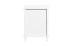GDFStudio Cliff Comodino in legno da 68 cm con cassetto e ripiano