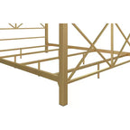 Letto a baldacchino in metallo DHP Rosedale