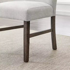 Sedie da pranzo imbottite moderne Sorlen Roundhill Furniture, grigio, set da 2