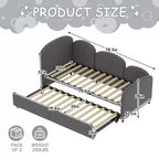 Divano letto singolo versatile con rivestimento in velluto e un'ulteriore struttura letto, perfetto per spazi abitativi moderni