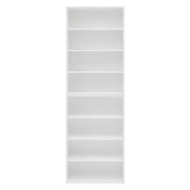 Libreria a 8 ripiani regolabili MAYEERTY, armadietto portaoggetti 2 in 1 staccabile per ufficio, soggiorno, camera da letto