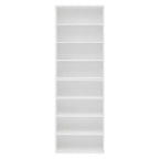 Libreria a 8 ripiani regolabili MAYEERTY, armadietto portaoggetti 2 in 1 staccabile per ufficio, soggiorno, camera da letto