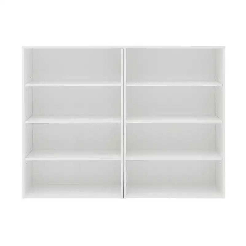 Libreria a 8 ripiani regolabili MAYEERTY, armadietto portaoggetti 2 in 1 staccabile per ufficio, soggiorno, camera da letto