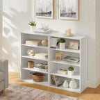 Libreria a 8 ripiani regolabili MAYEERTY, armadietto portaoggetti 2 in 1 staccabile per ufficio, soggiorno, camera da letto