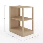 Scrivania modulare Martha Stewart Kayden per ufficio con cassetto singolo, scaffale a 2 ripiani e schedario a 3 cassetti