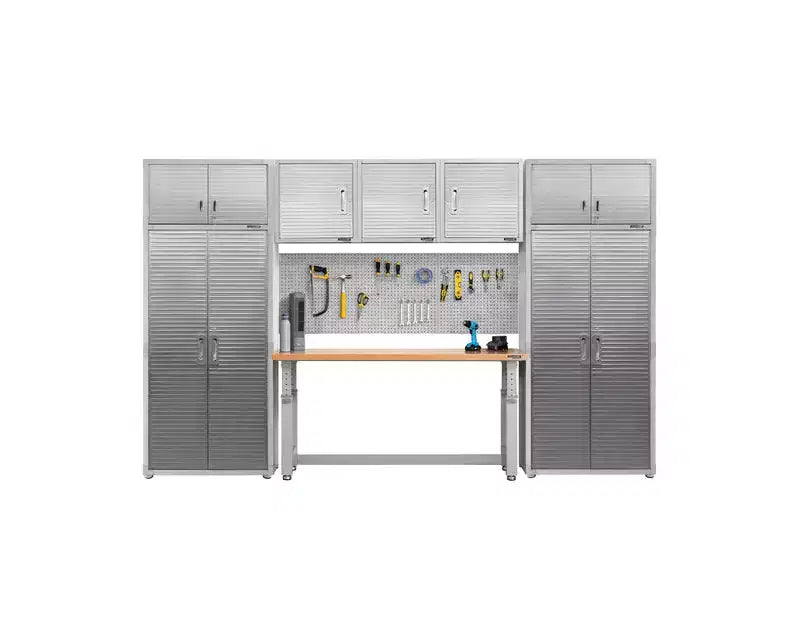 Seville Classics UltraHD Set Armadietti da Stoccaggio a 2 Pezzi, 36 x 24 x 90,5