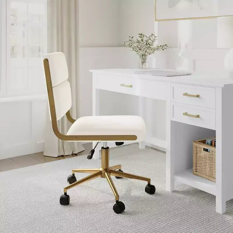 Sedia da ufficio imbottita Lulu di Martha Stewart