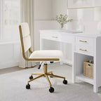 Sedia da ufficio imbottita Lulu di Martha Stewart