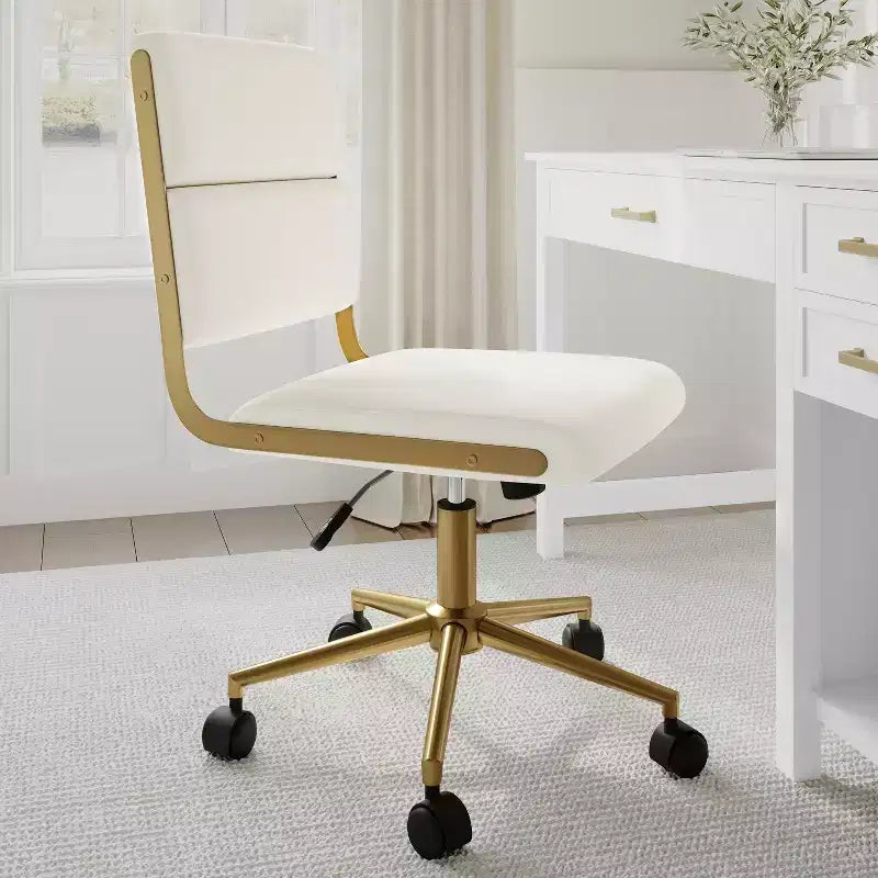 Sedia da ufficio imbottita Lulu di Martha Stewart