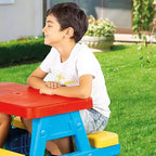 Dolu Toys - Tavolo da Picnic per Bambini con 4 Panche