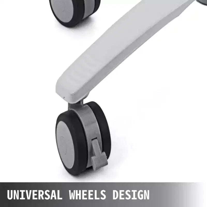 Carrello medico VEVOR, carrello da salone con ruote, carrello mobile regolabile in altezza 26.77-42.91, postazioni da salone in metallo per parrucchieri
