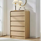 Cassettiera a 5 cassetti SinCiDo per camera da letto, cassettiere e comò moderni alti 114 cm