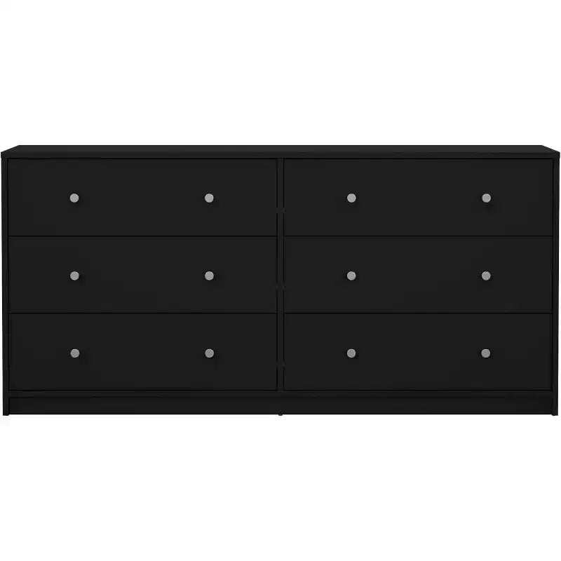 Comò doppio a 6 cassetti Belmont HomeStock, bianco