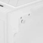 Madia/Credenza in Legno Stile Country Americano con Gambe in Pino e Maniglie in Metallo, Mobile Contenitore dal Design Unico per Soggiorno - ModernLuxe