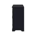 Madia/Credenza in Legno Stile Country Americano con Gambe in Pino e Maniglie in Metallo, Mobile Contenitore dal Design Unico per Soggiorno - ModernLuxe
